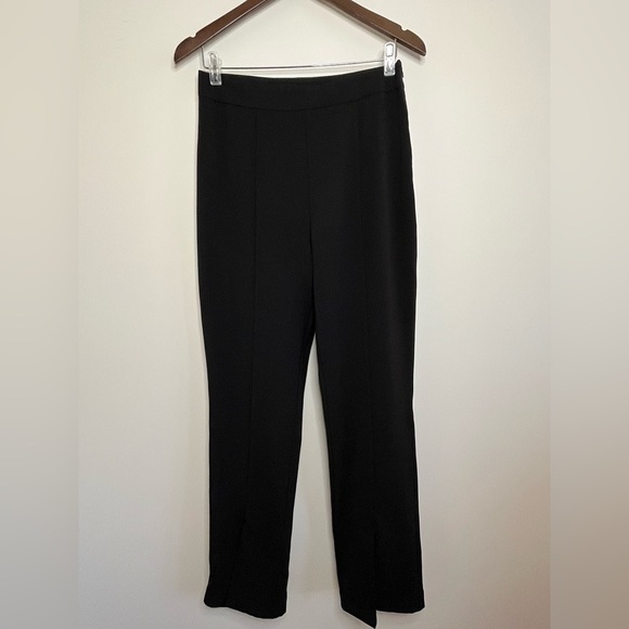 NWOT She + Sky Split Hem Woven Flare Dress Pants. Size M - Picture 2 of 8